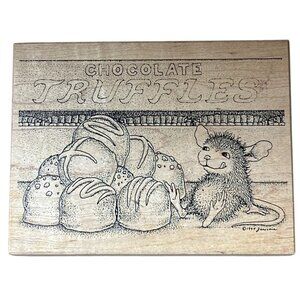 House Mouse Designs Chocolate Truffles Rubber Stamp 208 By Stampa Rosa 1998